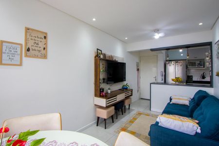 Sala de apartamento à venda com 2 quartos, 54m² em Vila Príncipe de Gales, Santo André