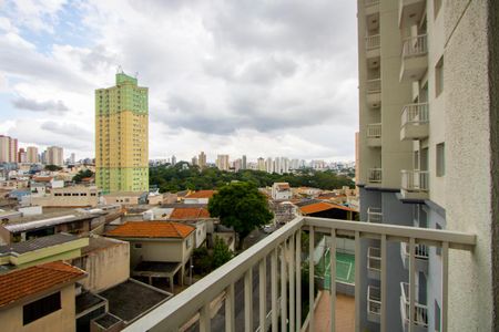 Varanda da sala de apartamento à venda com 2 quartos, 54m² em Vila Príncipe de Gales, Santo André