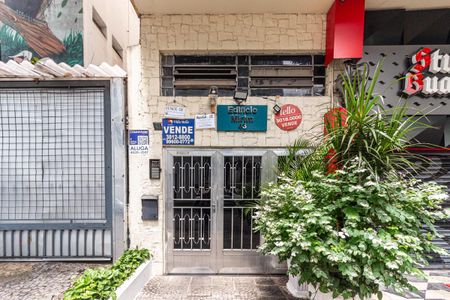 Studio para alugar com 29m², 1 quarto e sem vagaFachada - Plaquinha