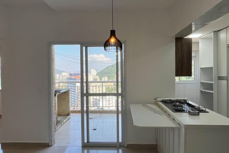 Sala de apartamento para alugar com 2 quartos, 115m² em José Menino, Santos