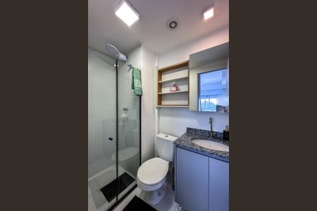 Apartamento para alugar com 31m², 1 quarto e sem vagaBanheiro da Suíte