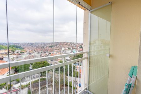 Varanda da sala  de apartamento à venda com 2 quartos, 50m² em Centro, Diadema