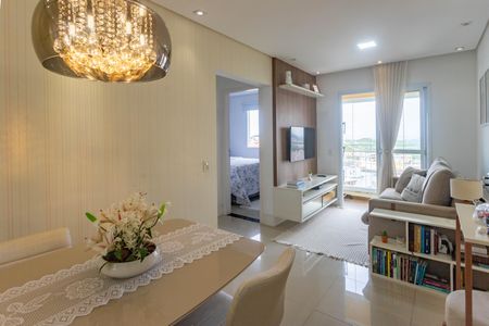 Sala  de apartamento à venda com 2 quartos, 50m² em Centro, Diadema