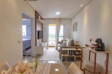 Sala  de apartamento à venda com 2 quartos, 50m² em Centro, Diadema