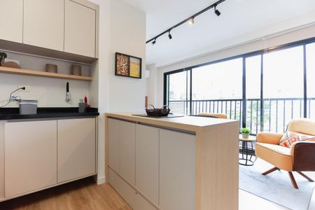 Studio à venda com 31m², 1 quarto e sem vagaCozinha