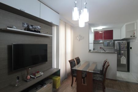 Sala de apartamento para alugar com 2 quartos, 50m² em São João Batista, Belo Horizonte