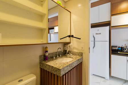 Studio para alugar com 25m², 1 quarto e sem vagaBanheiro do Studio