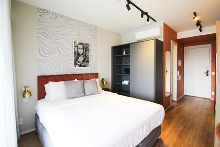 Suíte  de apartamento para alugar com 1 quarto, 30m² em Indianópolis, São Paulo