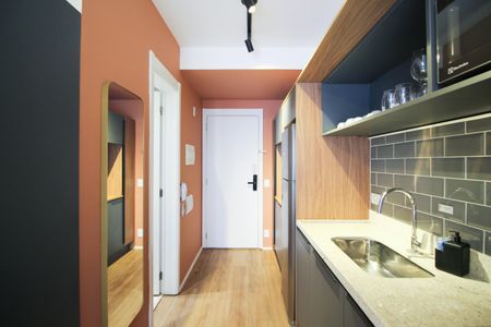Apartamento para alugar com 30m², 1 quarto e sem vaga Apartamento para alugar com 30m², 1 quarto e sem vagaCozinha