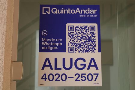 Apartamento para alugar com 32m², 1 quarto e sem vagaPlaca instalada na janela do imóvel - Código da placa:  JHAR-469