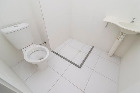 Banheiro de kitnet/studio à venda com 1 quarto, 27m² em Jardim Helena, São Paulo