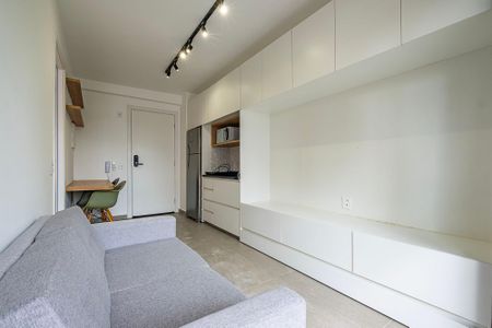 Sala/Cozinha de apartamento para alugar com 1 quarto, 28m² em Pinheiros, São Paulo