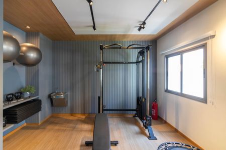 Apartamento à venda com 33m², 1 quarto e sem vaga Apartamento à venda com 33m², 1 quarto e sem vagaÁrea comum - Academia