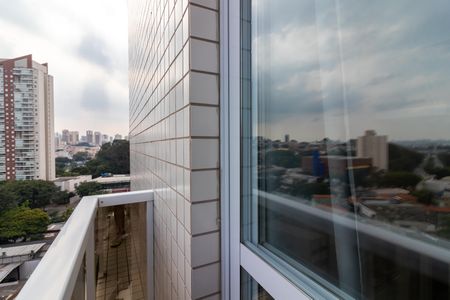 Varanda da Sala de apartamento para alugar com 1 quarto, 42m² em Carandiru, São Paulo