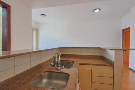 Cozinha de apartamento para alugar com 1 quarto, 80m² em Funcionários, Belo Horizonte