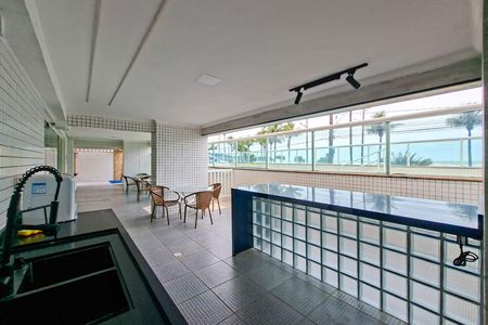 Área comum - Churrasqueira de apartamento para alugar com 4 quartos, 250m² em Aviação, Praia Grande