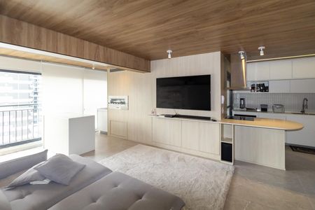 Sala de apartamento à venda com 2 quartos, 78m² em Jardim Independência (são Paulo), São Paulo