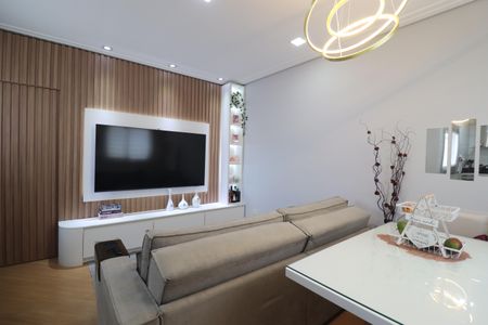 Sala de apartamento à venda com 2 quartos, 100m² em Vila Tibiriçá, Santo André