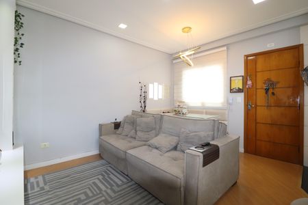 Sala de apartamento à venda com 2 quartos, 100m² em Vila Tibiriçá, Santo André