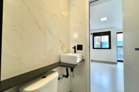 Banheiro de kitnet/studio para alugar com 1 quarto, 26m² em Vila da Saúde, São Paulo