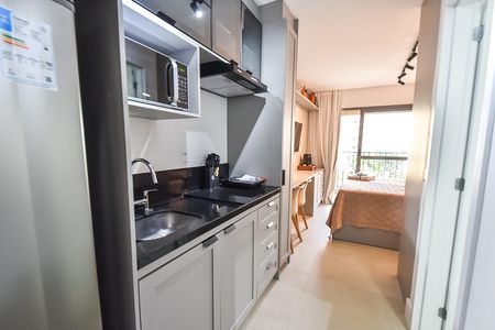 Studio para alugar com 24m², 1 quarto e sem vagaCozinha