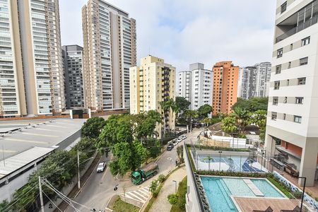 Vista da varanda de kitnet/studio para alugar com 1 quarto, 24m² em Chácara Klabin, São Paulo
