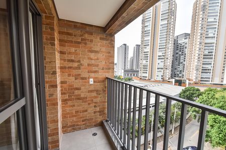 Varanda de kitnet/studio para alugar com 1 quarto, 24m² em Chácara Klabin, São Paulo