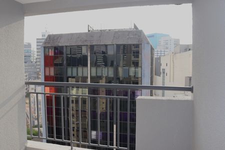 Varanda de apartamento à venda com 1 quarto, 27m² em Bela Vista, São Paulo