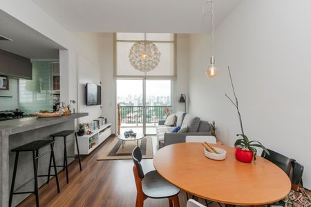Sala de apartamento para alugar com 2 quartos, 70m² em Cidade Monções, São Paulo