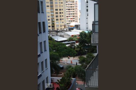 Vista da varanda de apartamento à venda com 1 quarto, 30m² em República, São Paulo
