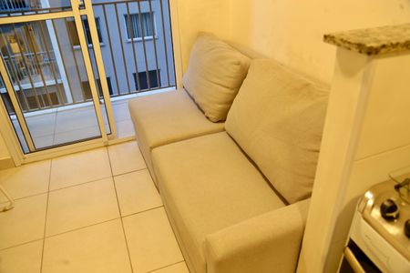 Sala de apartamento para alugar com 1 quarto, 28m² em Jardim Caravelas, São Paulo