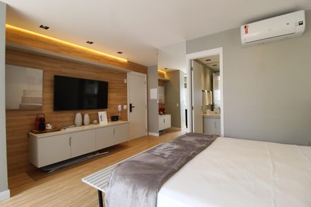 Sala/Quarto de kitnet/studio para alugar com 1 quarto, 29m² em Itaim Bibi, São Paulo