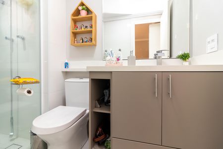 Apartamento para alugar com 100m², 3 quartos e 1 vagaBanheiro da Suíte 2