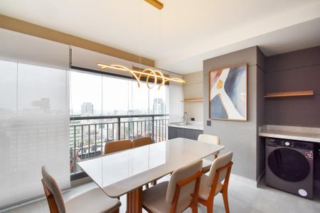 Sala de jantar de apartamento para alugar com 2 quartos, 78m² em Pinheiros, São Paulo