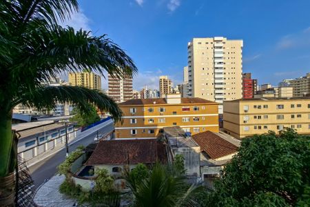 Varanda da sala de apartamento para alugar com 2 quartos, 80m² em Vila Tupi, Praia Grande