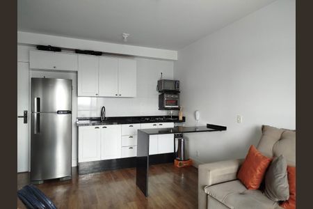 Apartamento para alugar com 42m², 1 quarto e 1 vagaSala com cozinha americana