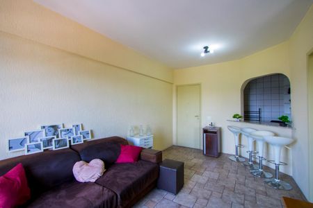 Sala de apartamento para alugar com 3 quartos, 89m² em Vila Valparaíso, Santo André