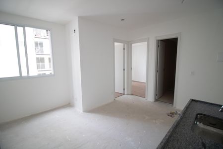 SALA E COZINHA de apartamento para alugar com 2 quartos, 36m² em Limão, São Paulo