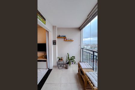 Varanda da Sala de apartamento para alugar com 1 quarto, 42m² em Brás, São Paulo