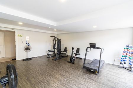 Apartamento para alugar com 50m², 1 quarto e 2 vagas Apartamento para alugar com 50m², 1 quarto e 2 vagasÁrea comum - Academia