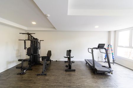 Apartamento para alugar com 50m², 1 quarto e 2 vagas Apartamento para alugar com 50m², 1 quarto e 2 vagasÁrea comum - Academia