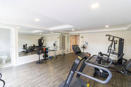 Apartamento para alugar com 50m², 1 quarto e 2 vagas Apartamento para alugar com 50m², 1 quarto e 2 vagasÁrea comum - Academia