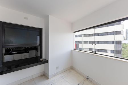 Varanda da Sala 1 de apartamento para alugar com 2 quartos, 90m² em Vila da Serra, Nova Lima