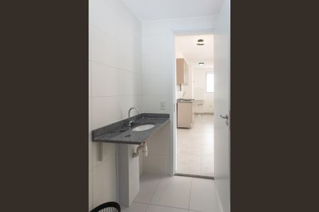 Apartamento para alugar com 34m², 2 quartos e sem vagaBanheiro do quarto 1 e Social com porta reversivel 