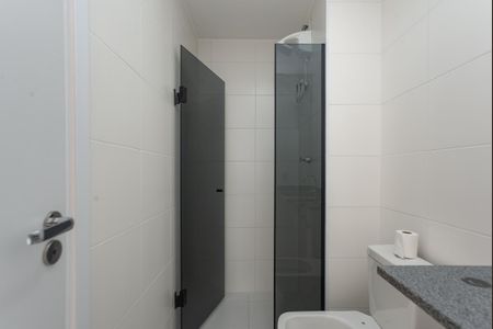 Apartamento para alugar com 34m², 2 quartos e sem vagaBanheiro do quarto 1 e Social com porta reversivel 