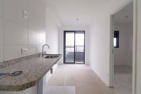 Sala e Cozinha de apartamento à venda com 1 quarto, 28m² em Ipiranga, São Paulo