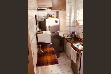 Cozinha de apartamento para alugar com 1 quarto, 47m² em José Menino, Santos