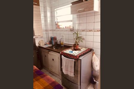 Cozinha de apartamento para alugar com 1 quarto, 47m² em José Menino, Santos