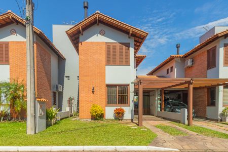 Casa de condomínio para alugar com 117m², 3 quartos e 2 vagasFachada