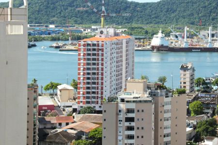 Vista da Varanda de apartamento para alugar com 1 quarto, 50m² em Ponta da Praia, Santos